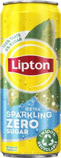 Afbeeldingen van LIPTON ICE TEA ZERO 33CL SLEEK BLIK