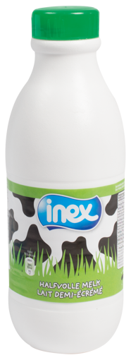 Afbeeldingen van INEX HALFVOLLE MELK PET 1L