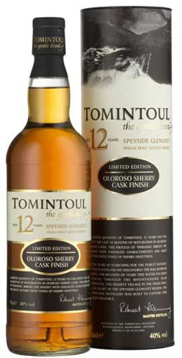 Afbeeldingen van TOMINTOUL 12 YEAR OLOROSO SHERRY CASK