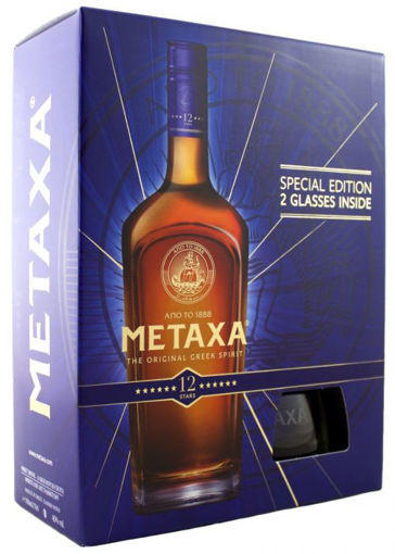 Afbeeldingen van METAXA GRANDE 12 STER GESCHENKVERPAKKING