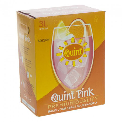 Afbeeldingen van SANGRIA 15% QUINT PINK 3 LITER VAT